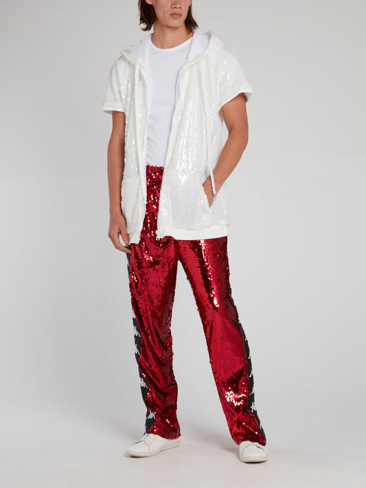 Kappa Red Sequin Pants