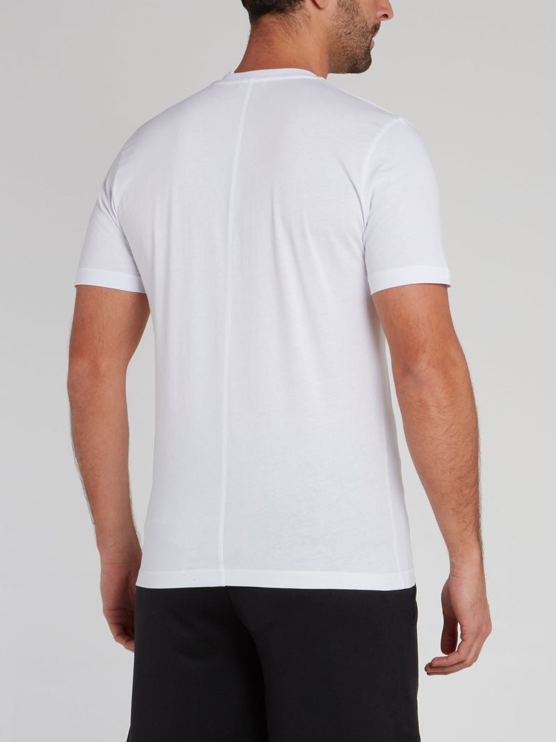 White Statement Cotton T-Shirt