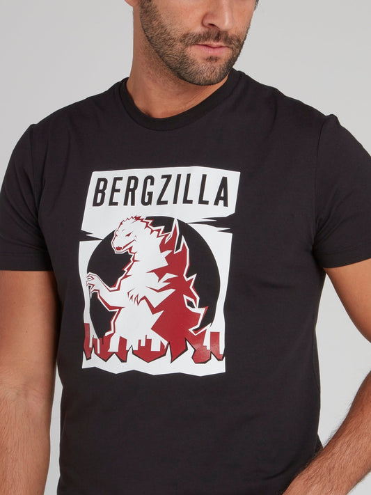 Bergzilla Black Graphic T-Shirt