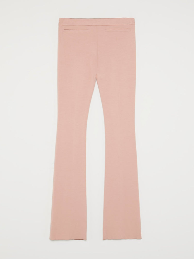 Pink Flared Waistband Trousers