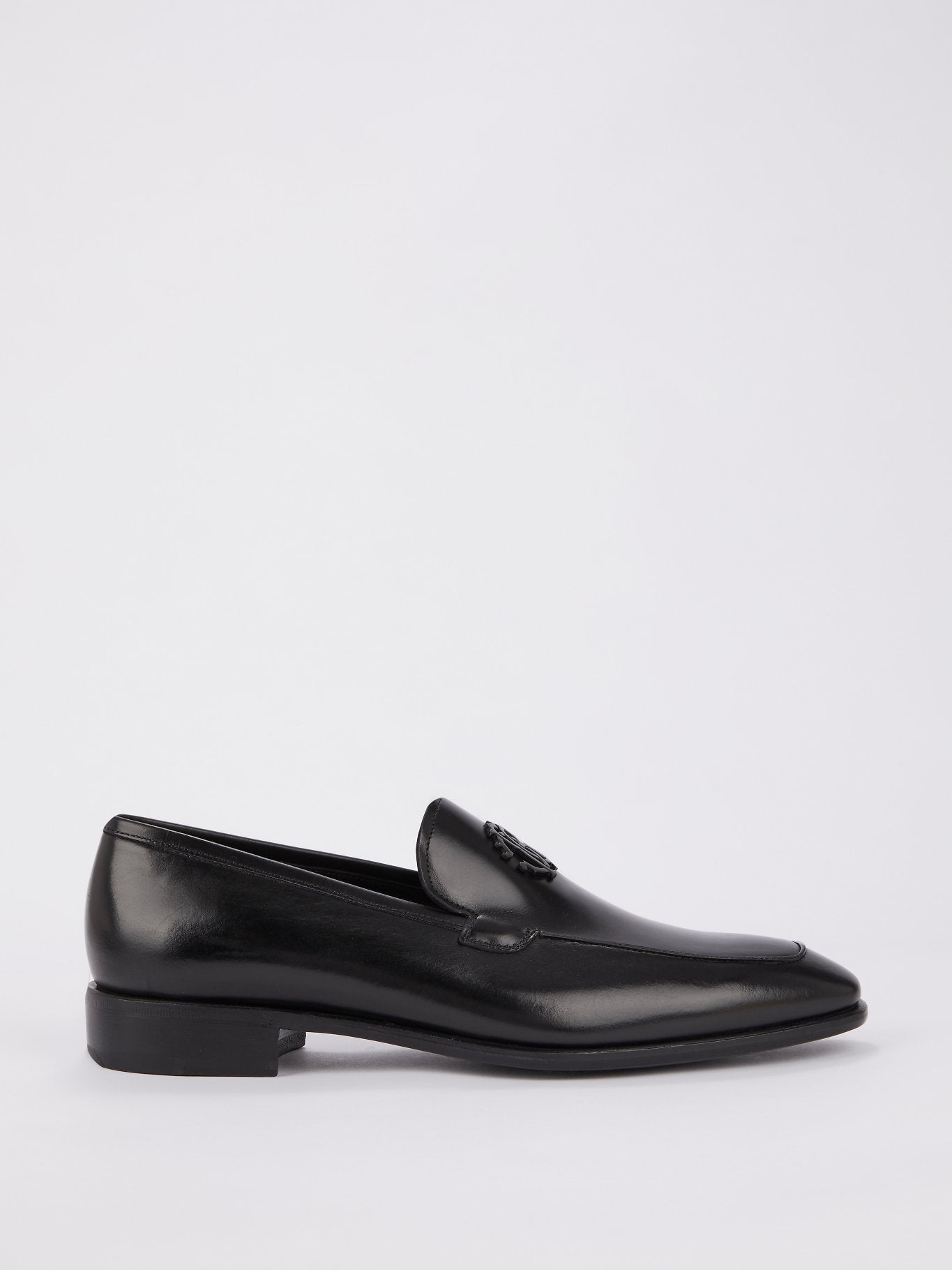 Roberto Cavalli leather Brogues. EU size 42 in gorgeous shape! Authentic Roberto Cavalli woven Leather Snake Logo backless  main image 3