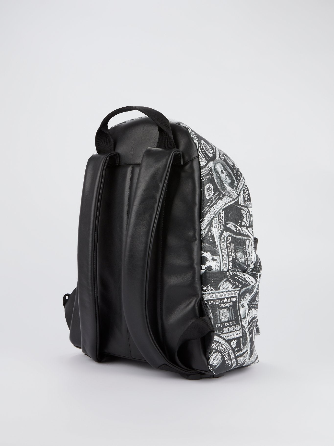 black leather skull backpack purse Black Dollar Skull Backpack – Maison-B-More Global Store