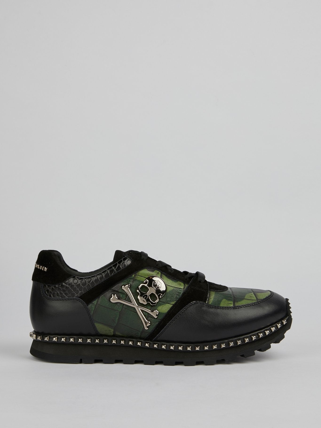 Crocodile Effect Camo Sneakers