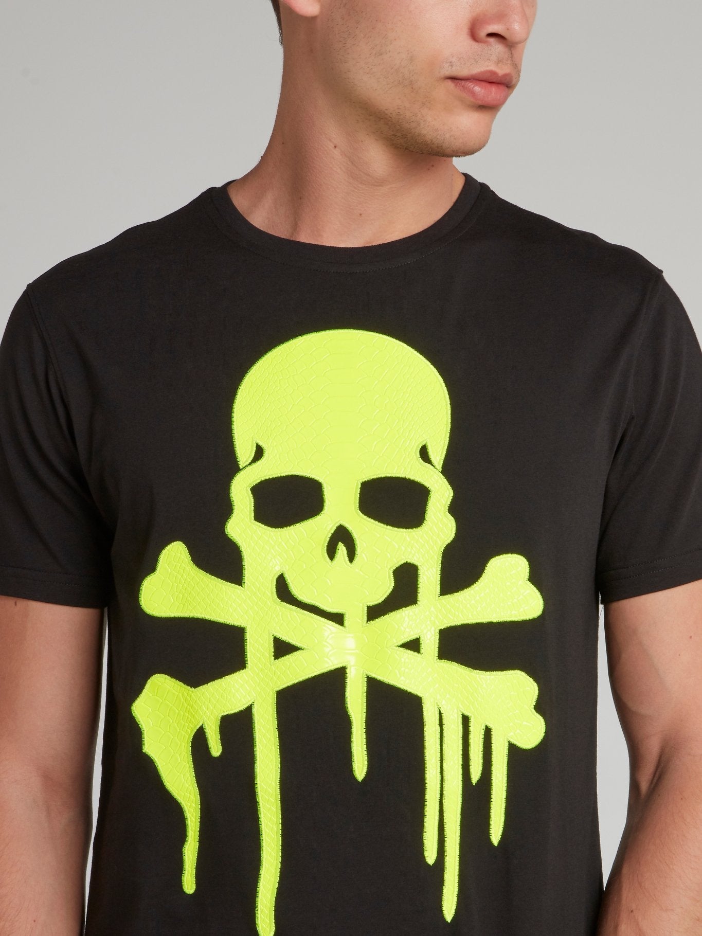 Black Dripping Skull T-Shirt