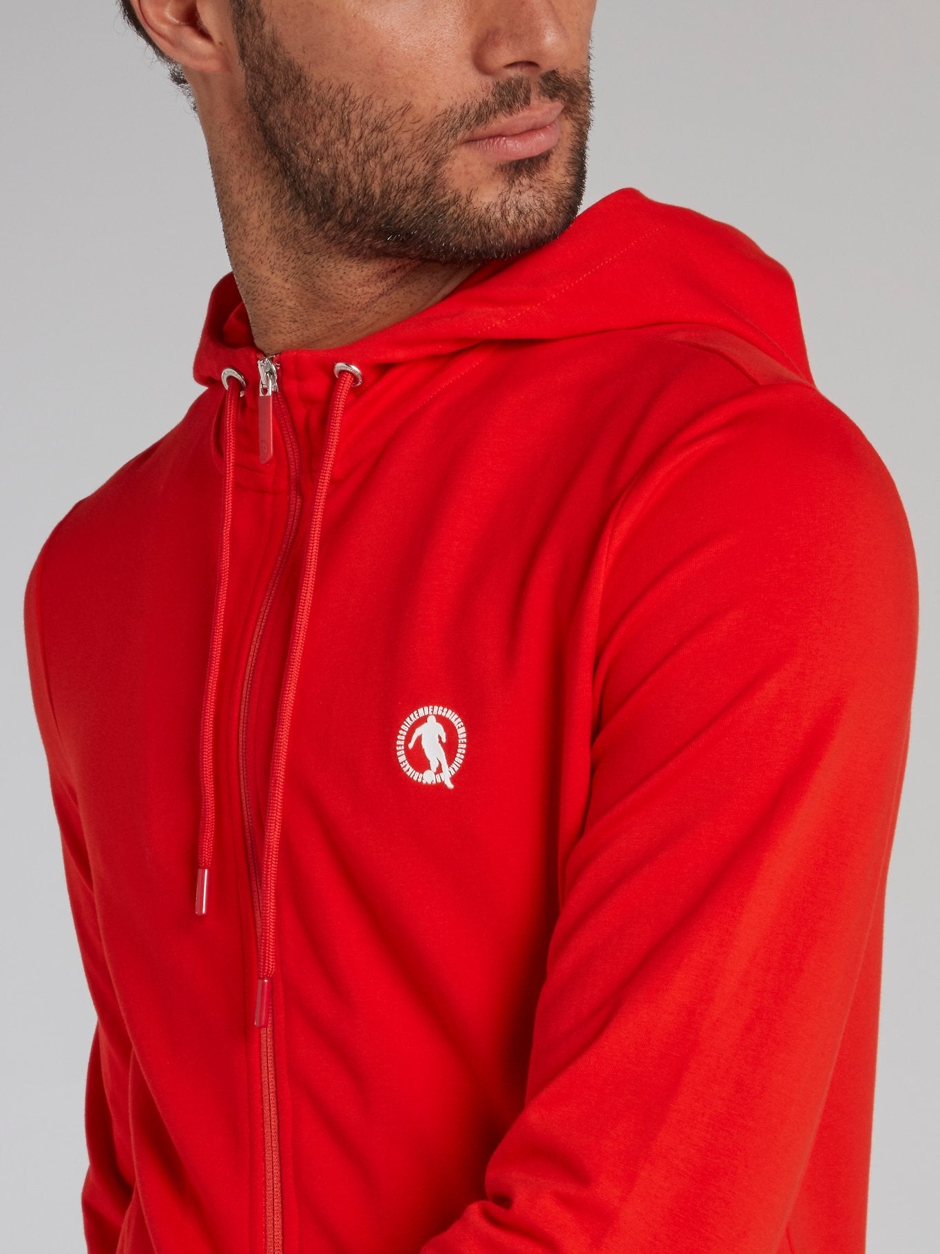 Red Sport Icon Hoodie Sweatshirt