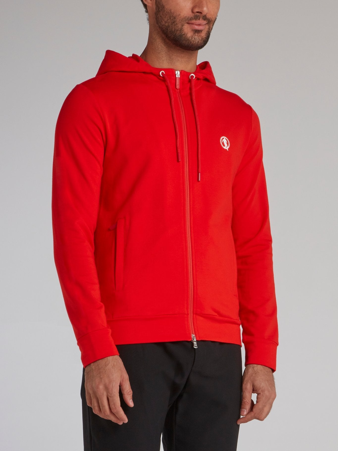 Red Sport Icon Hoodie Sweatshirt