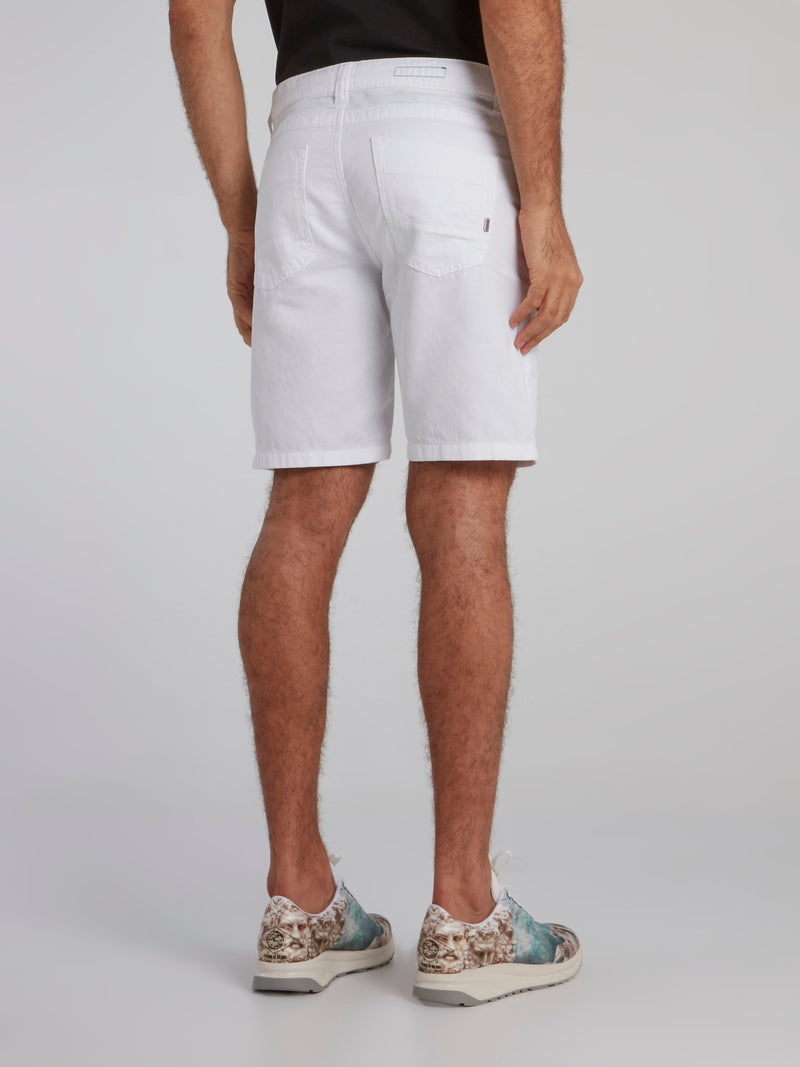 White Classic Bermuda Shorts