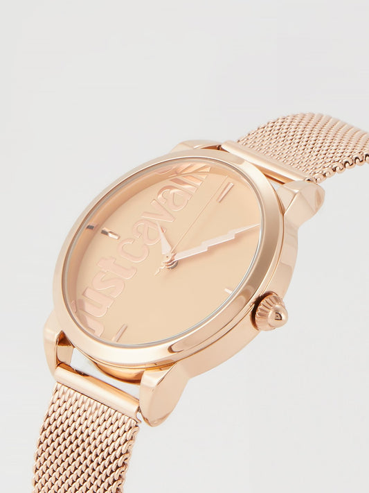 Tenue Gold Milanese Strap Watch