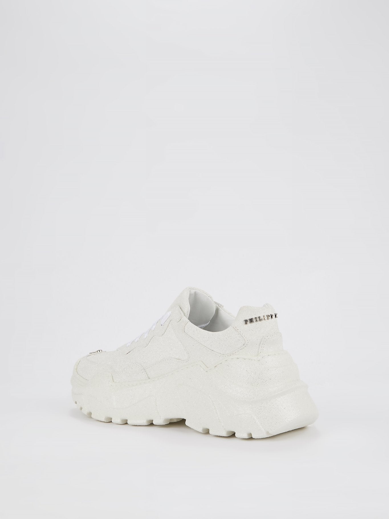 White Crystal Runner Sneakers
