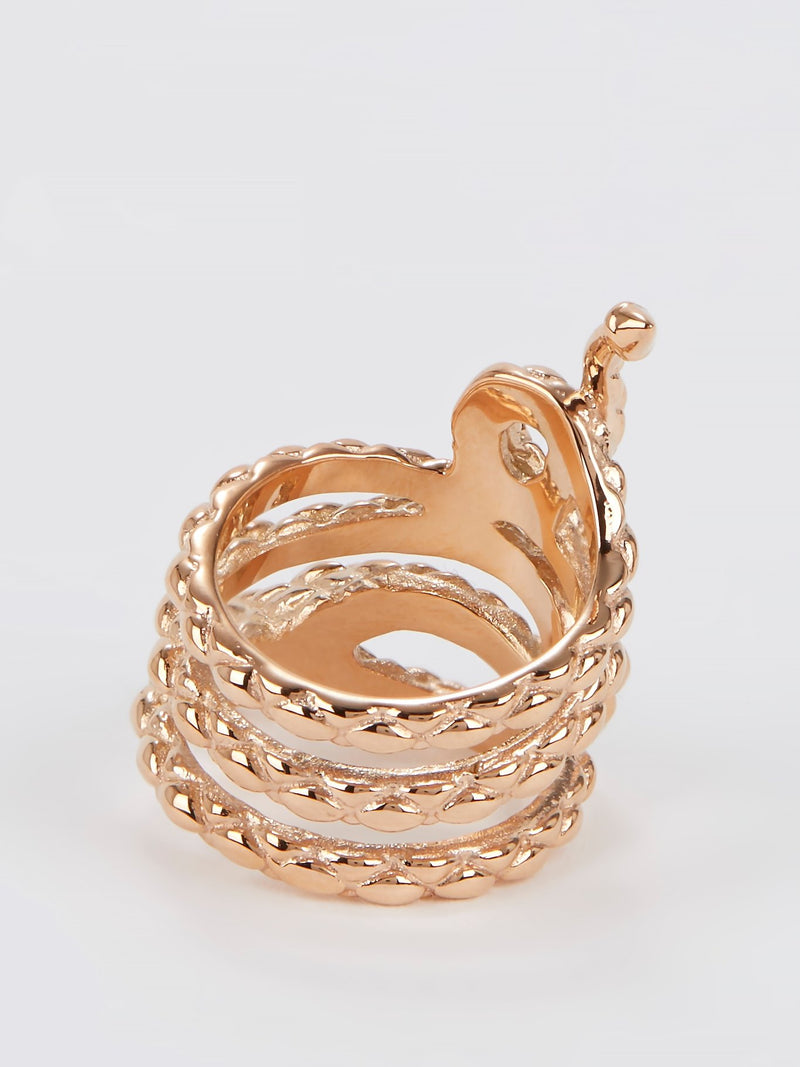 Gold Snake Ring - Size 7