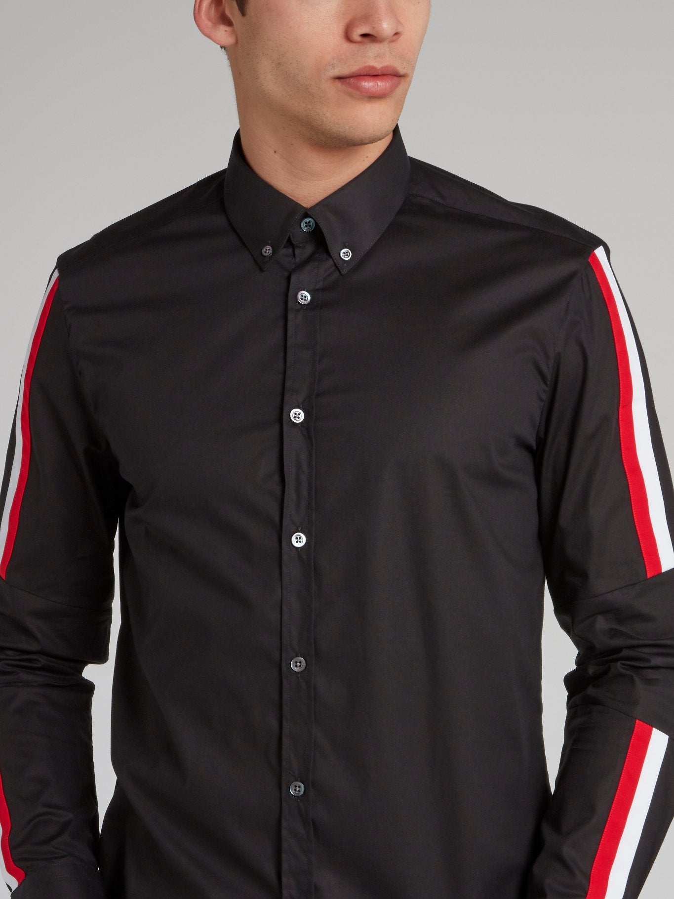 Black Classic Contrast Detail Shirt