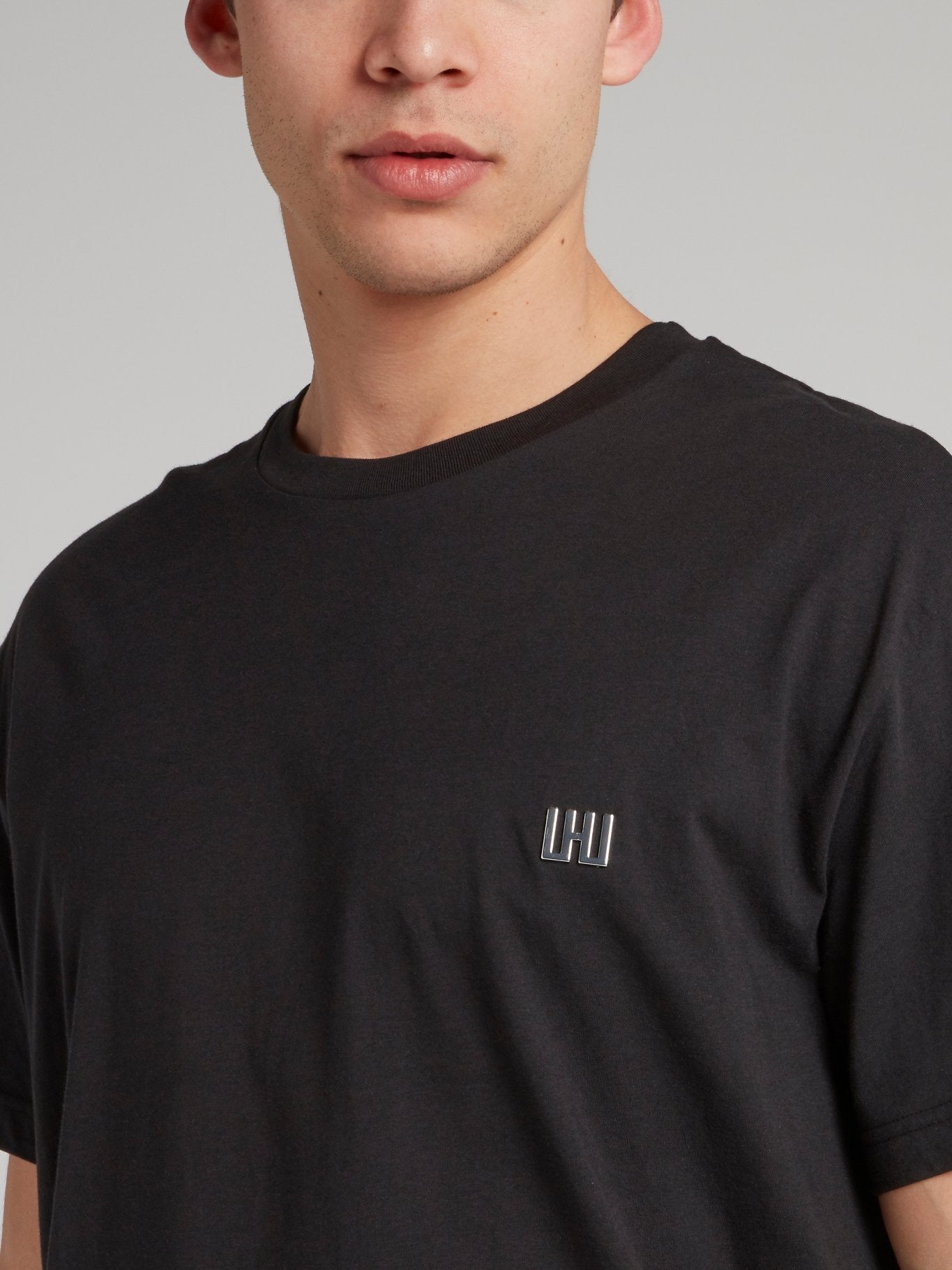 Black Double Layered Oversized T-Shirt
