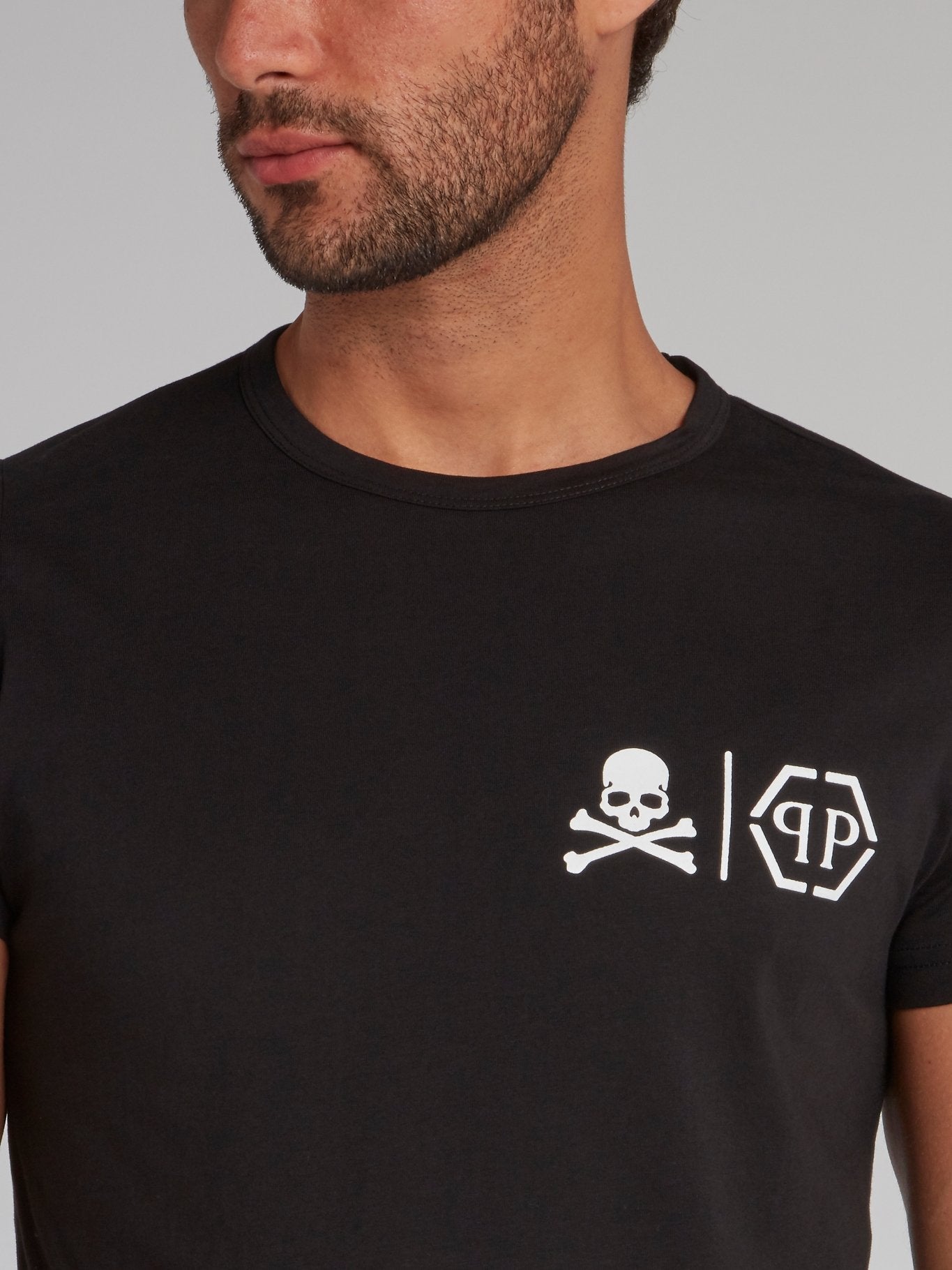 Black Skull Monogram T-Shirt