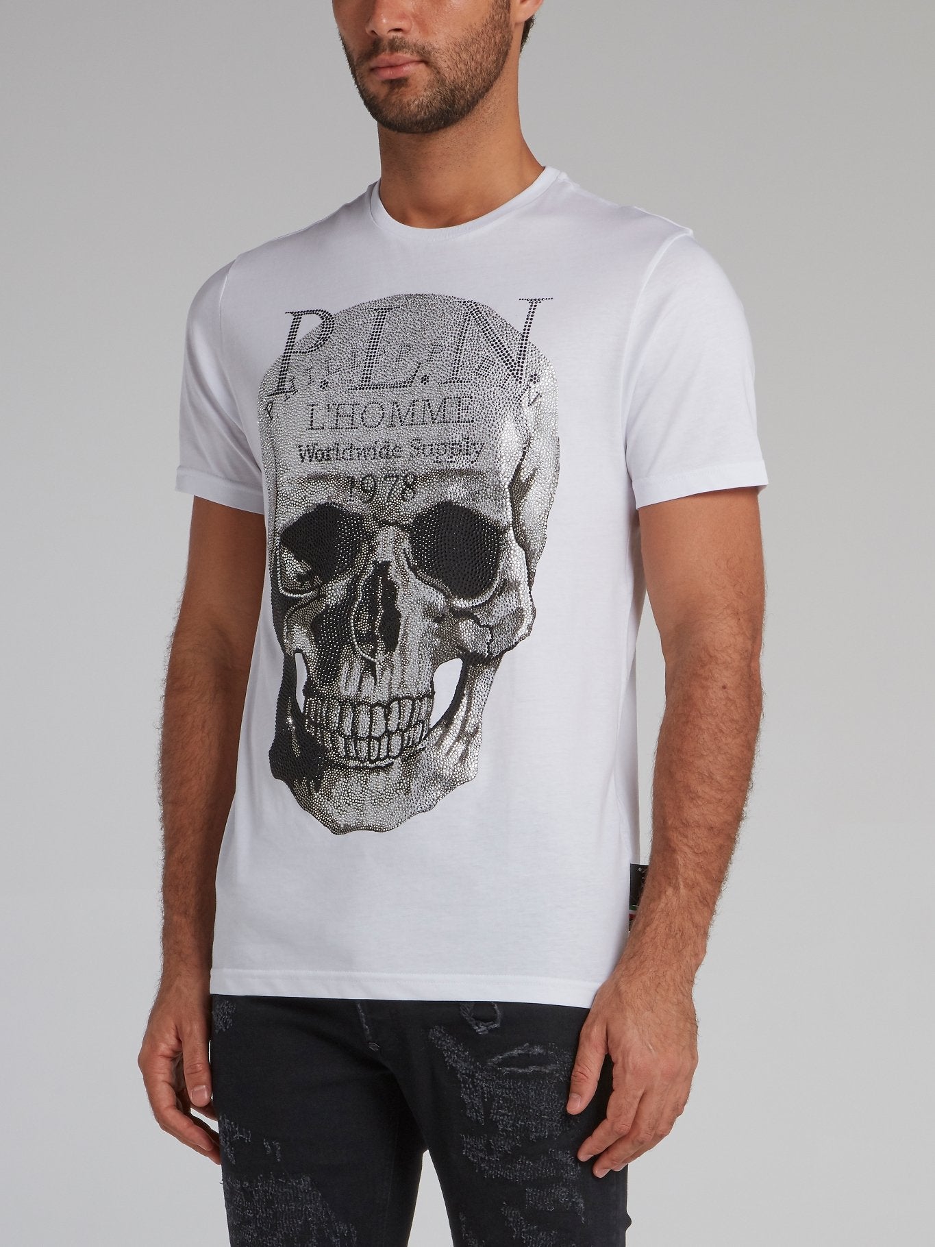 White Platinum Skull T-Shirt