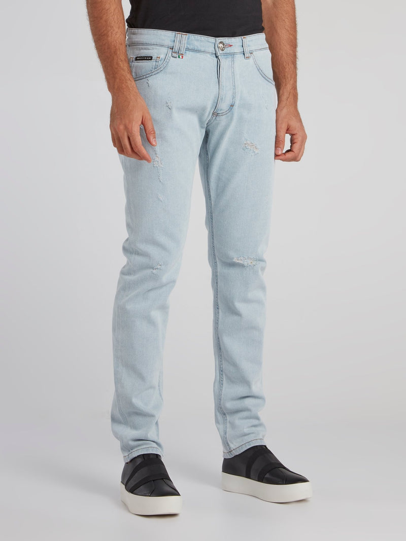 Acid Blue Straight Cut Jeans