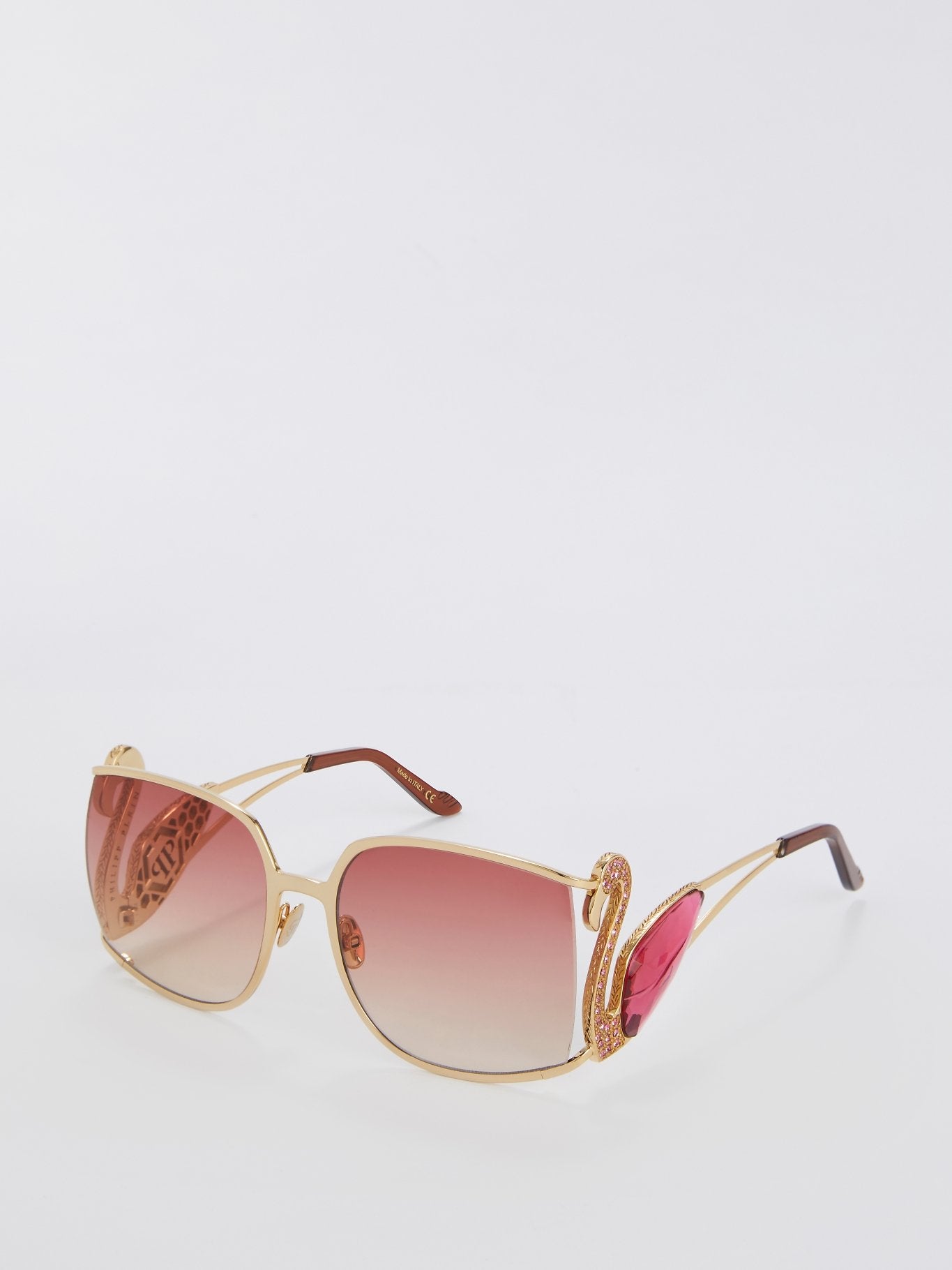 Flamant Pink Crystals of Rocca Embellished Sunglasses