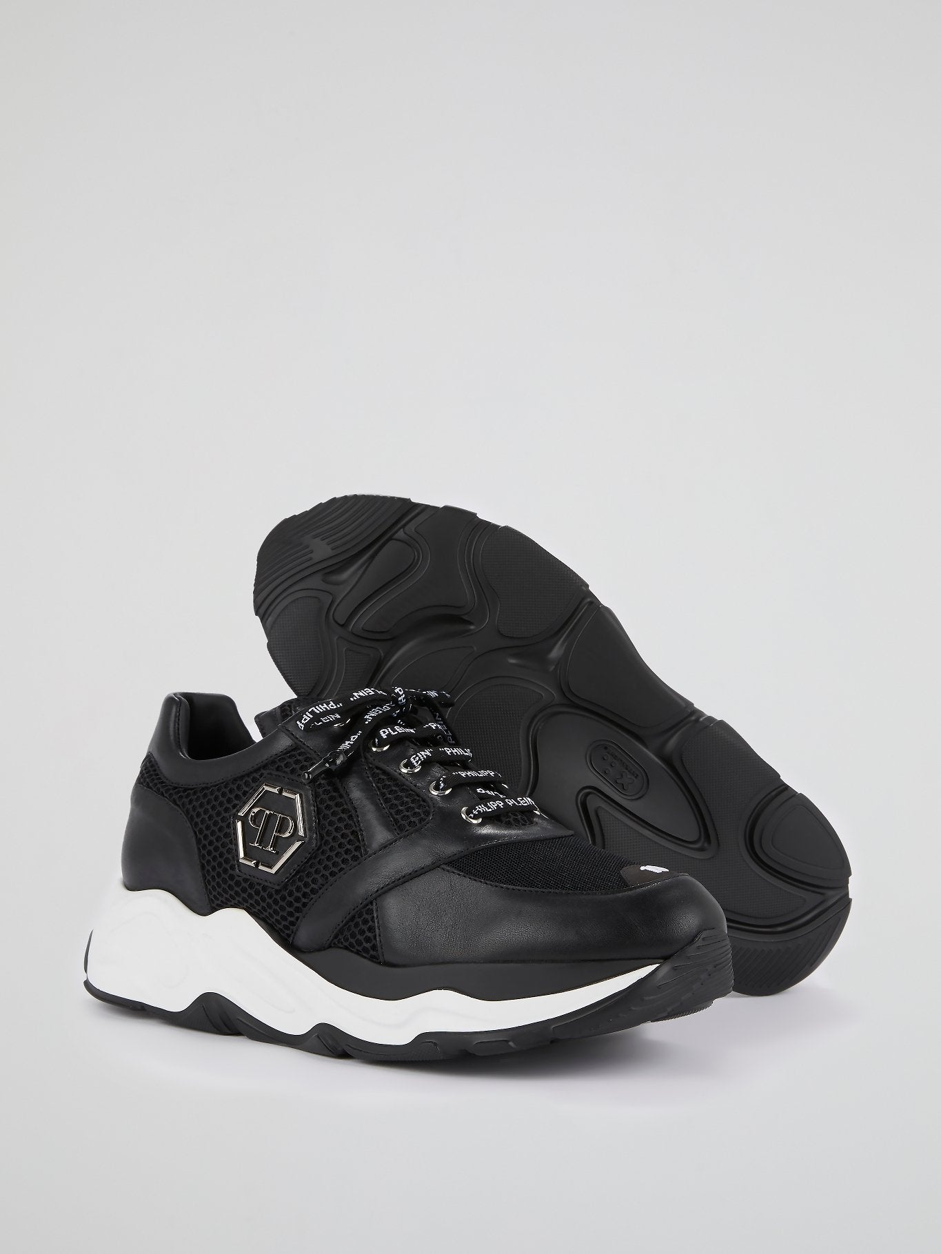 Shop Philipp Plein Black Chunky Sole Trainers Online – Maison-B