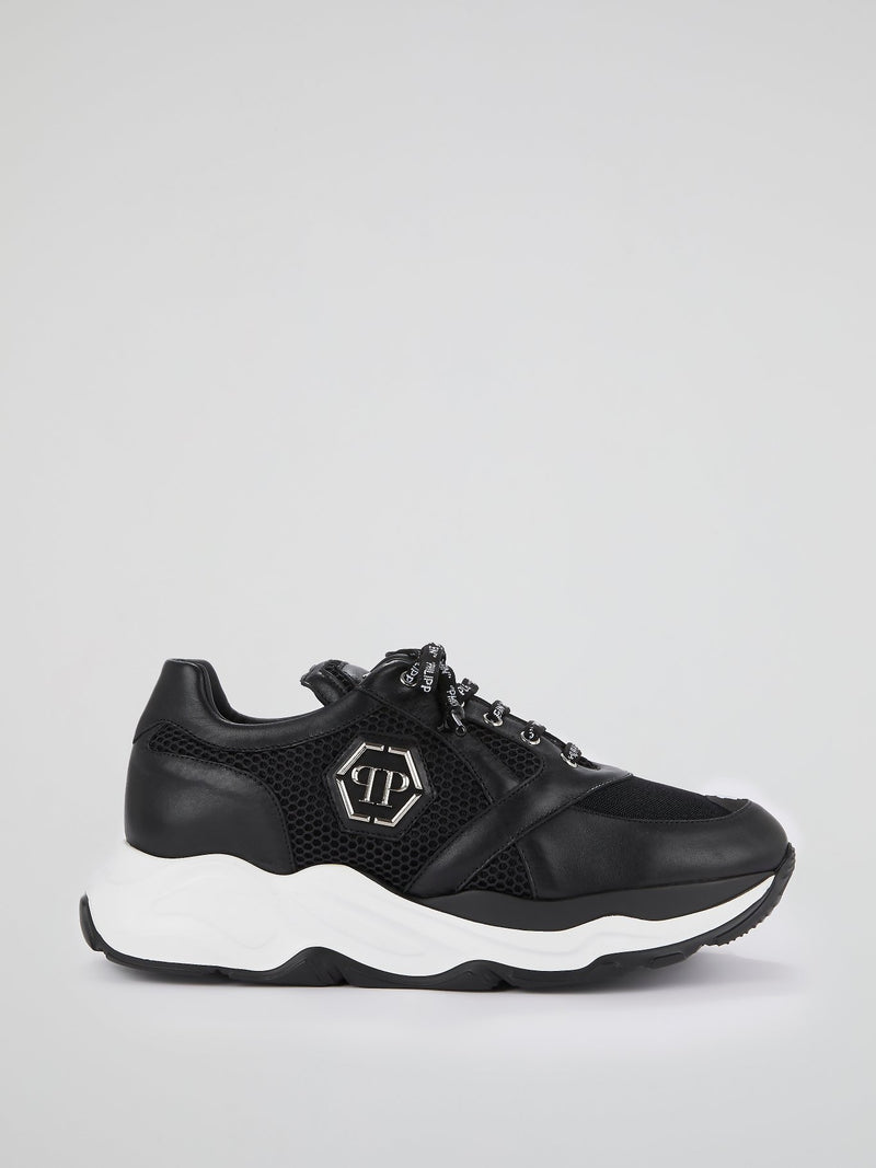 Black Chunky Sole Trainers