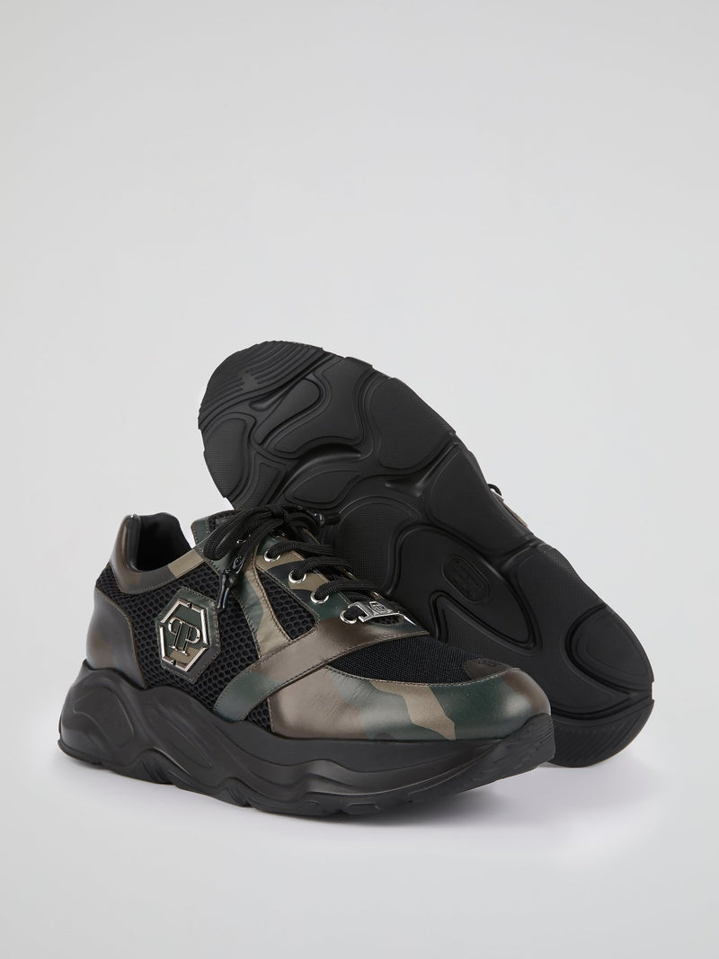 Camouflage Chunky Sole Trainers