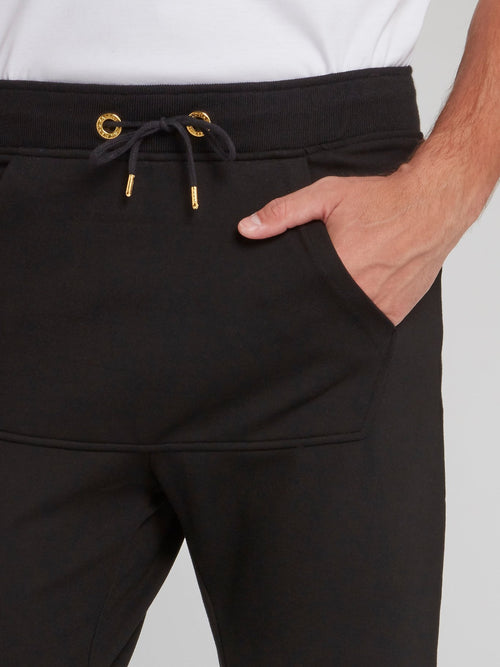Black Front Pocket Track Pants
