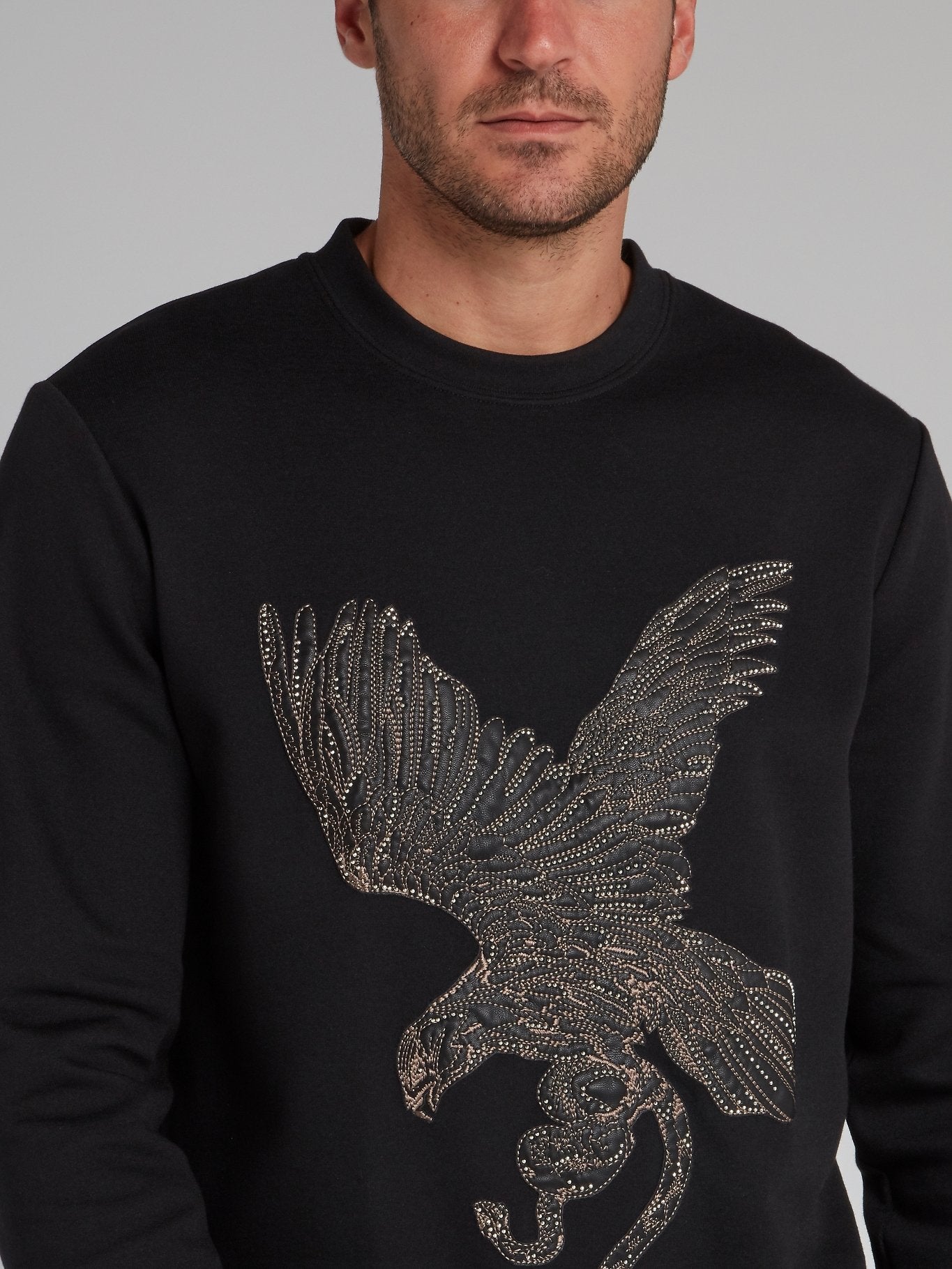Black Eagle Patch Sweatshirt