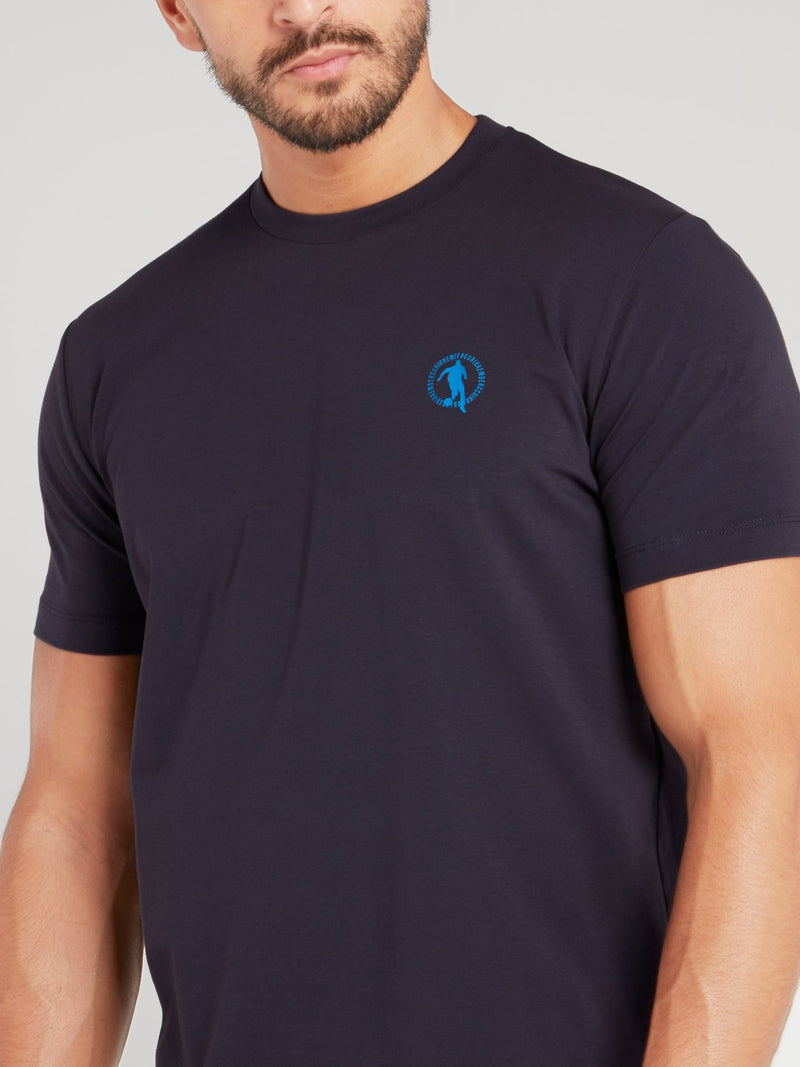 Navy Sport Logo T-Shirt