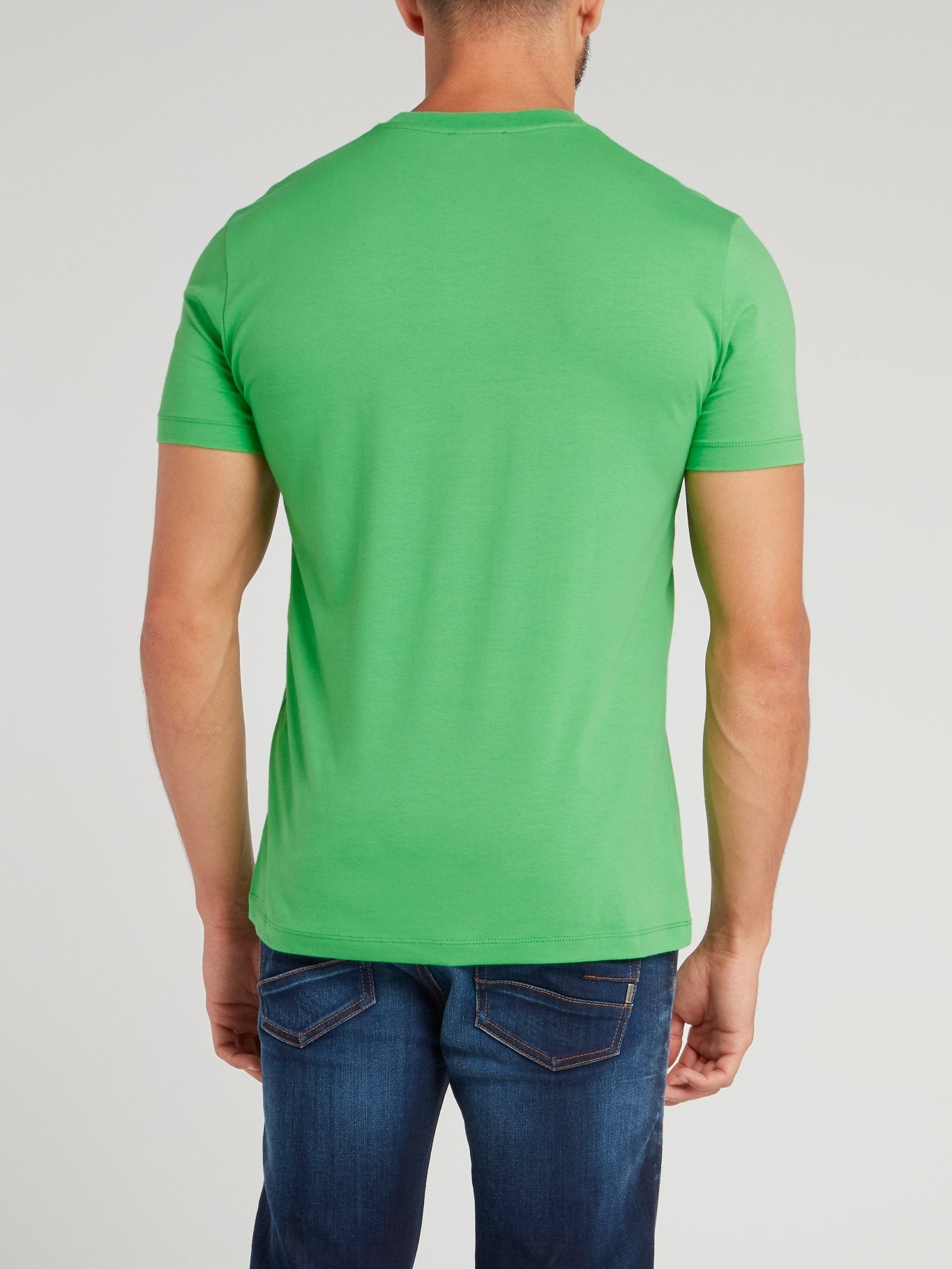 Green Logo Chevron T-Shirt