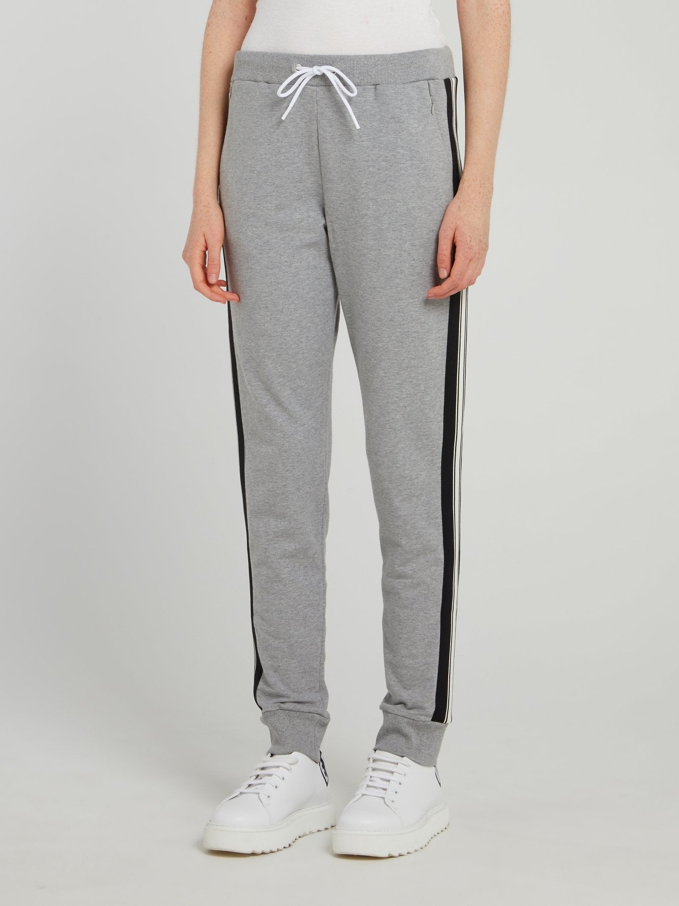 Grey Drawstring Fleece Sweatpants