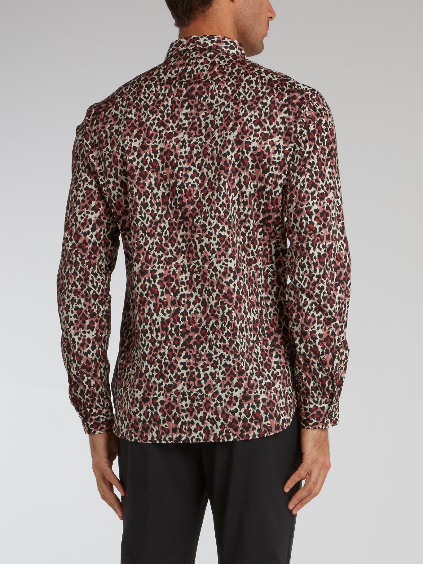 Leopard Print Button Up Shirt