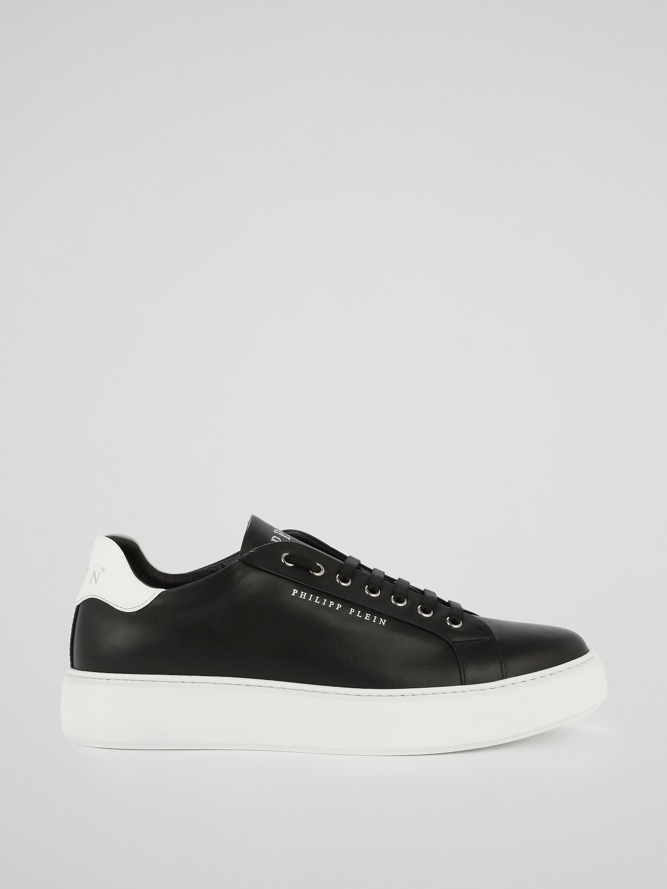 Black Contrast Low Top Sneakers