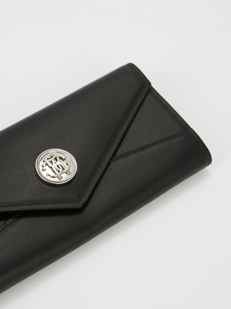Black Leather Gange Wallet