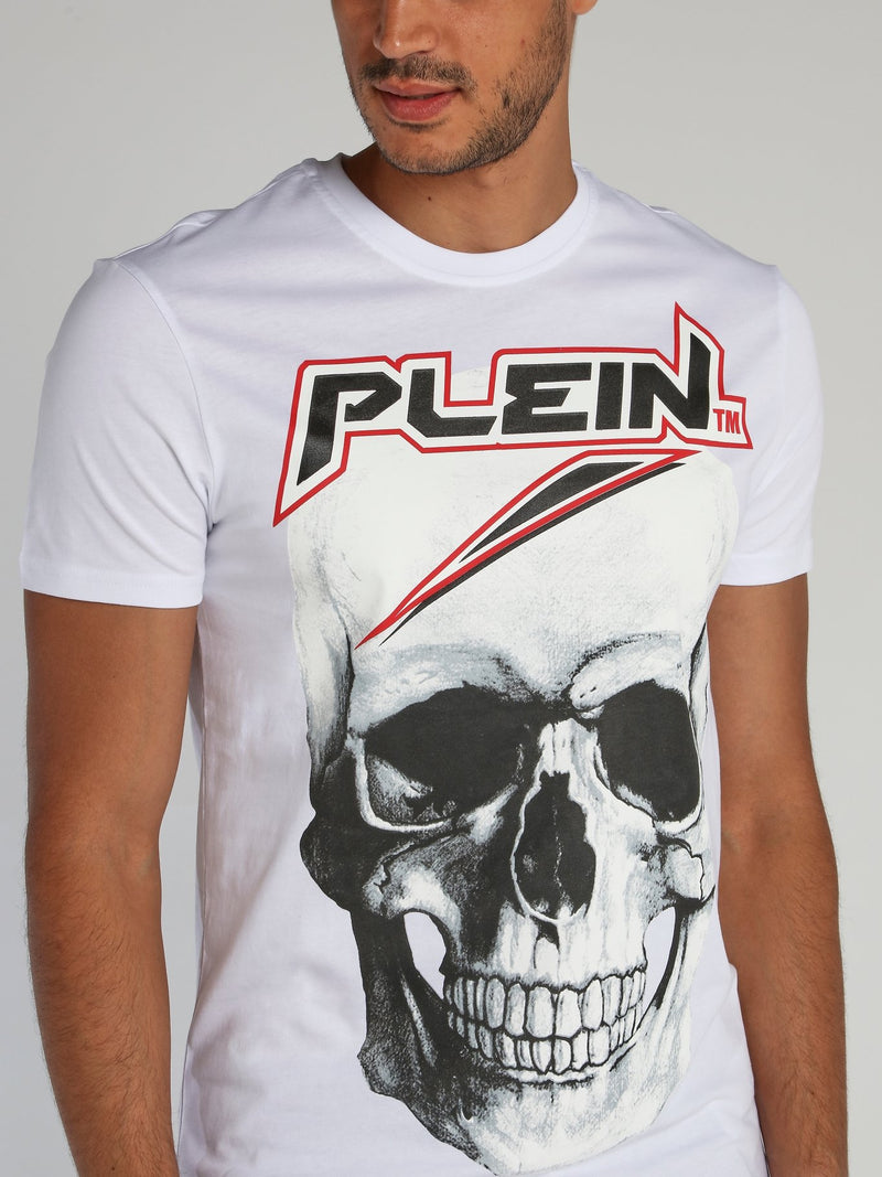White Space Plein Skull T-Shirt