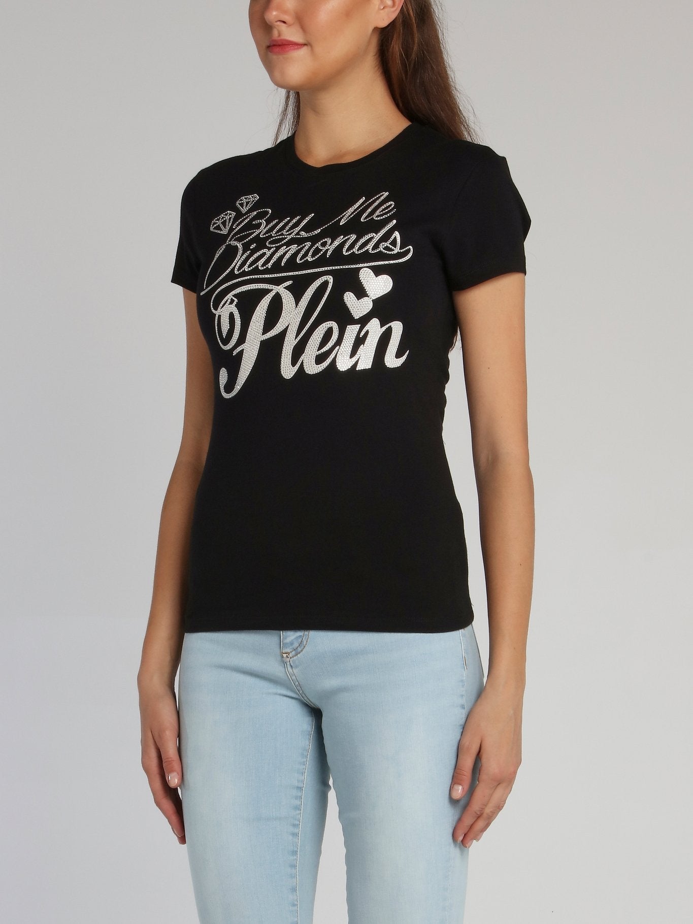 Black Calligraphy Statement T-Shirt
