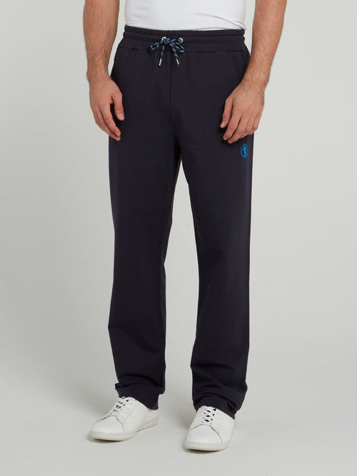 Navy Sport Icon Fleece Pants