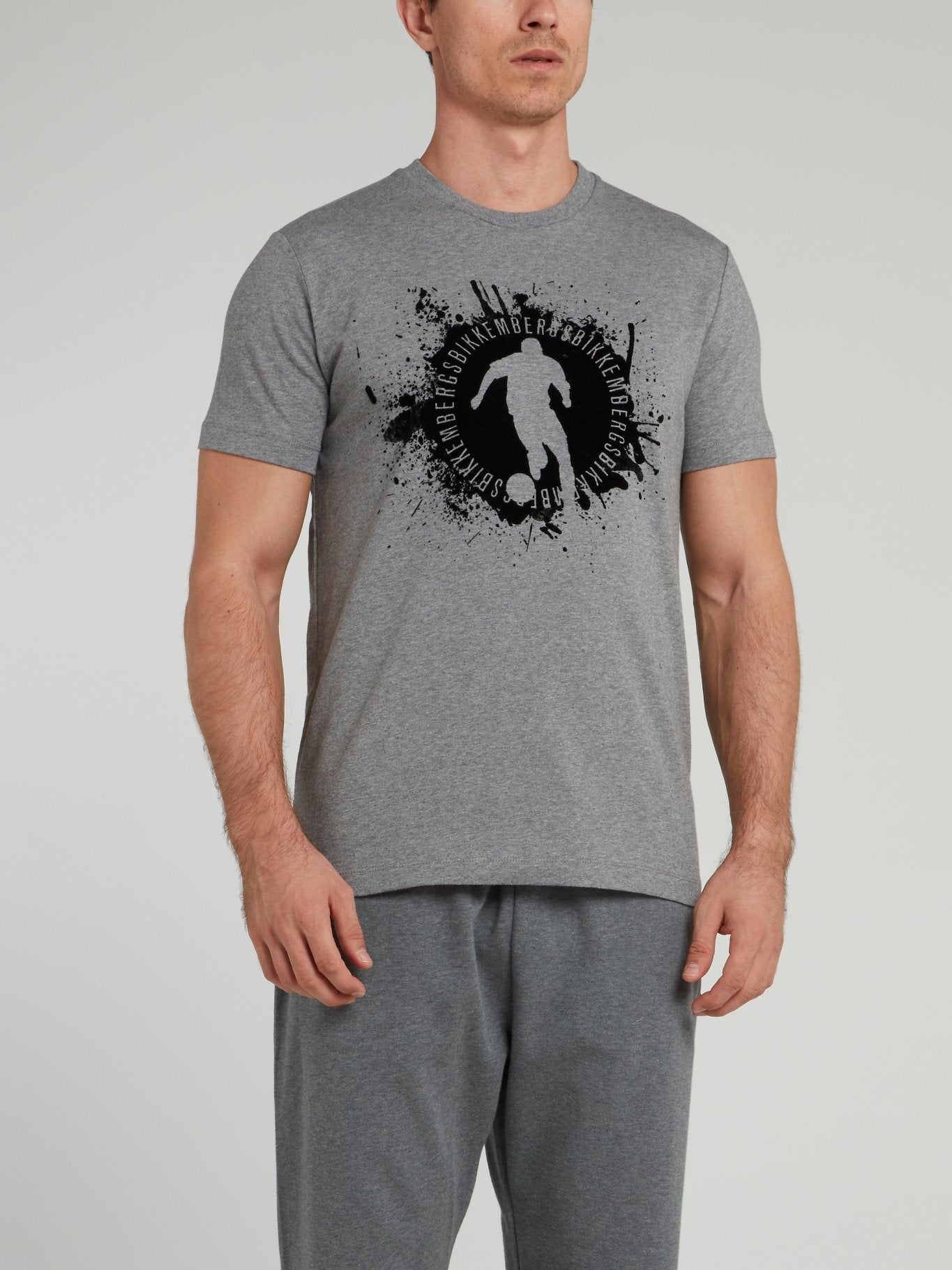 Grey Sport Logo T-Shirt