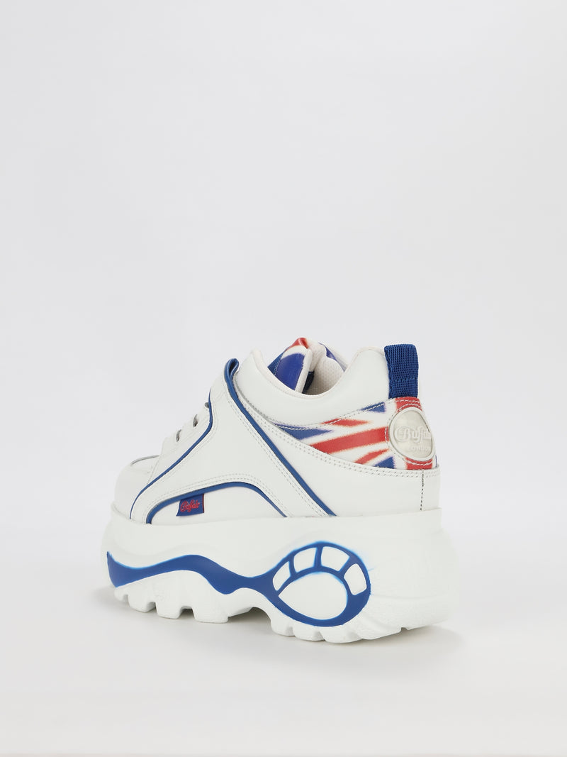 UK Flag Classic Platform Sneakers