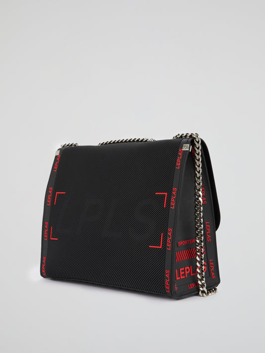 Black Kassandra Neon Shoulder Bag