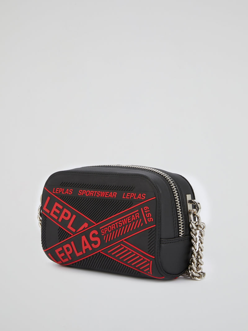 Black Eliana Neon Shoulder Bag