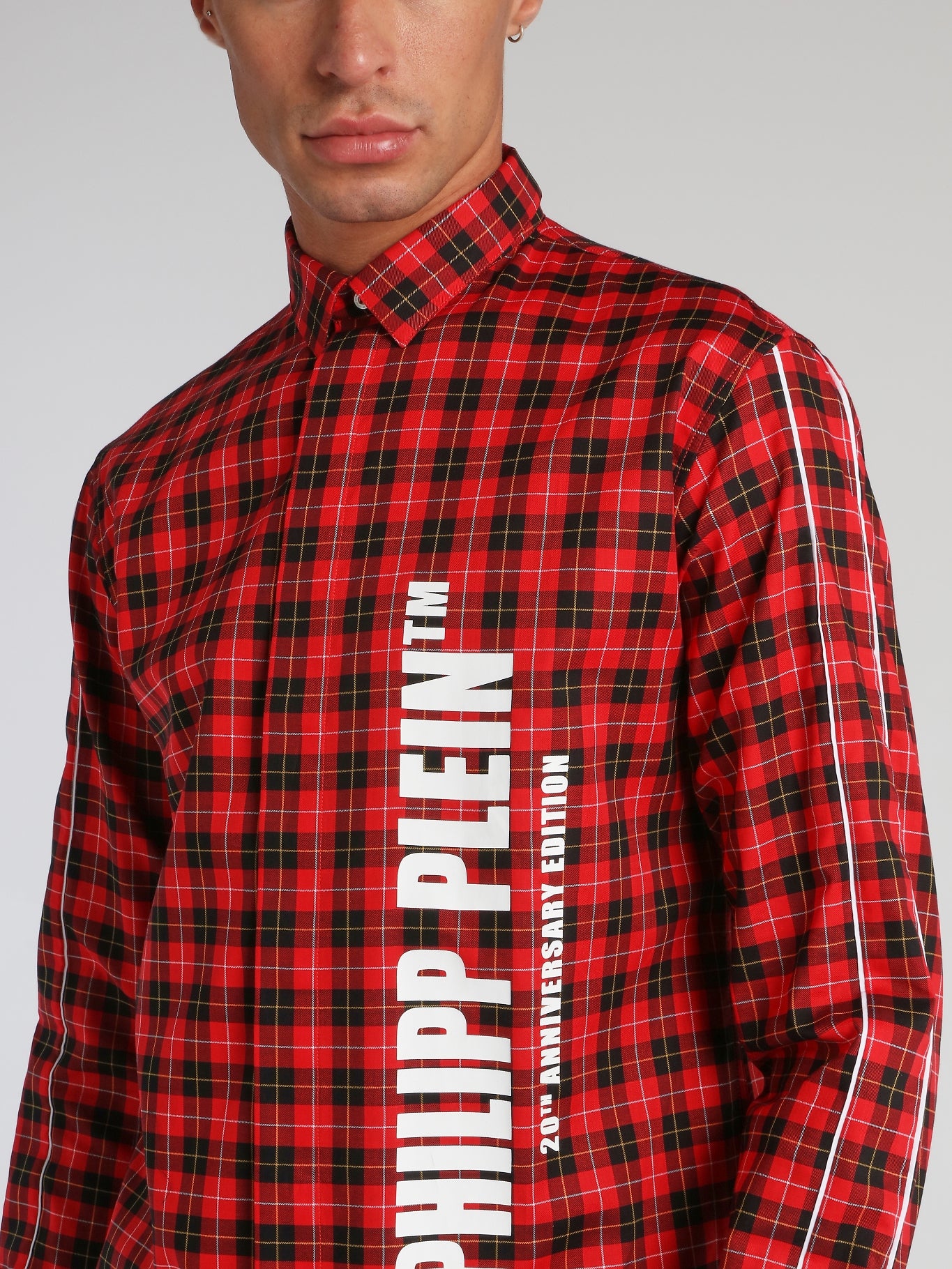 Red Check Button Up Shirt