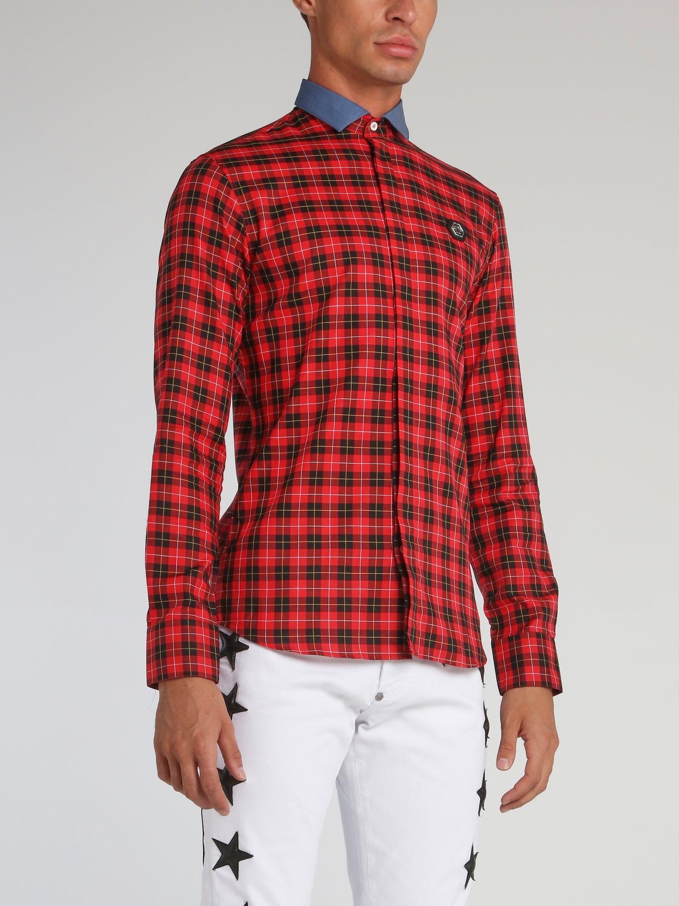 Tartan Red Check Long Sleeve Shirt