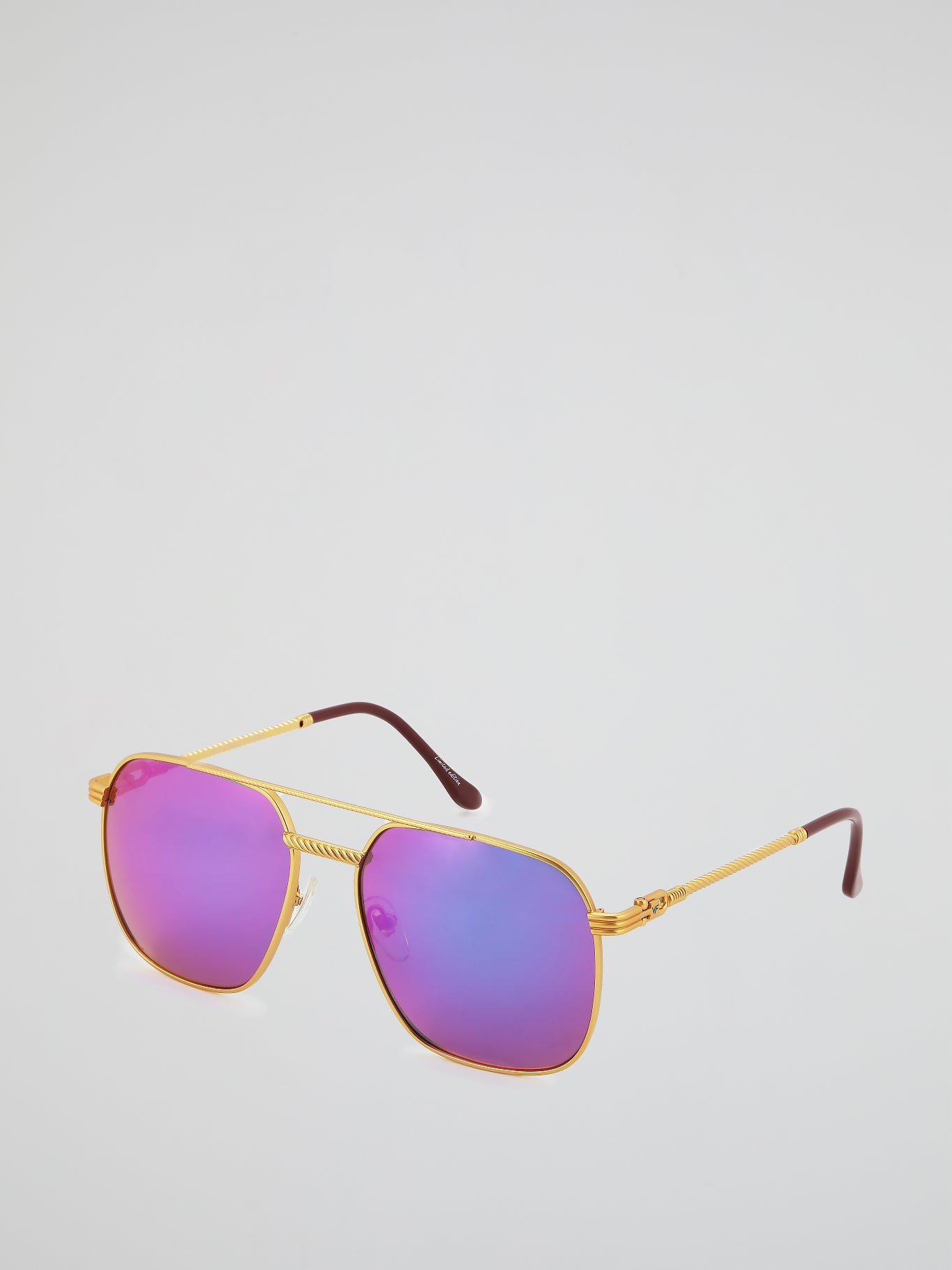 VF 034 Purple Mirror Lens Sunglasses