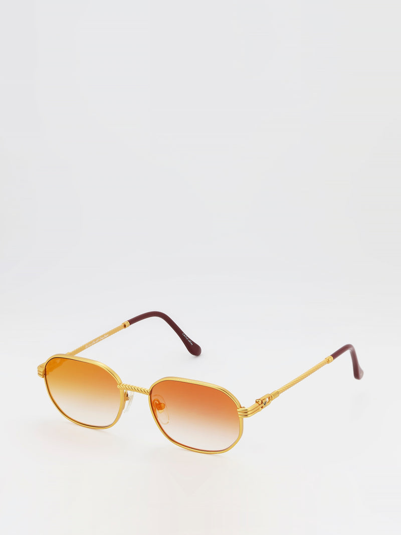 Brown Gradient Lens Sunglasses