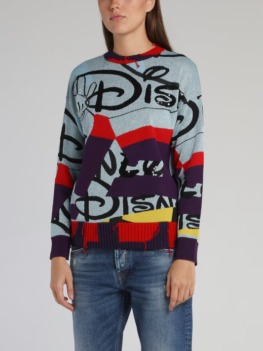 Disney Crewneck Knitted Jumper