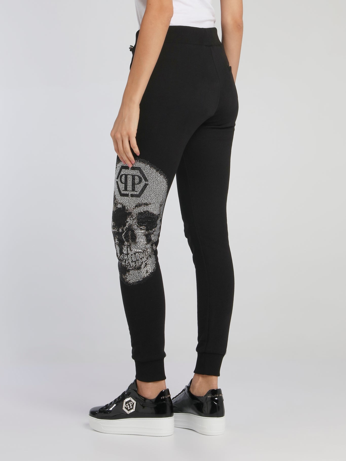 Black Crystal  Skull Active Trousers