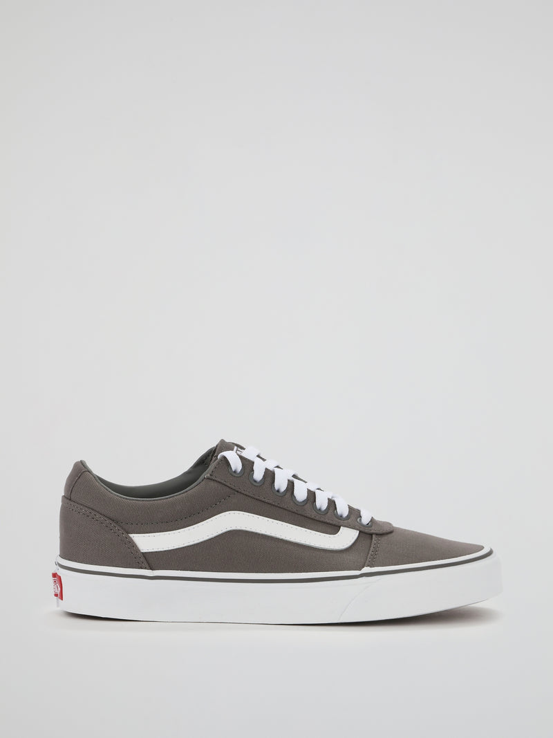 Grey Ward Lace Up Trainers