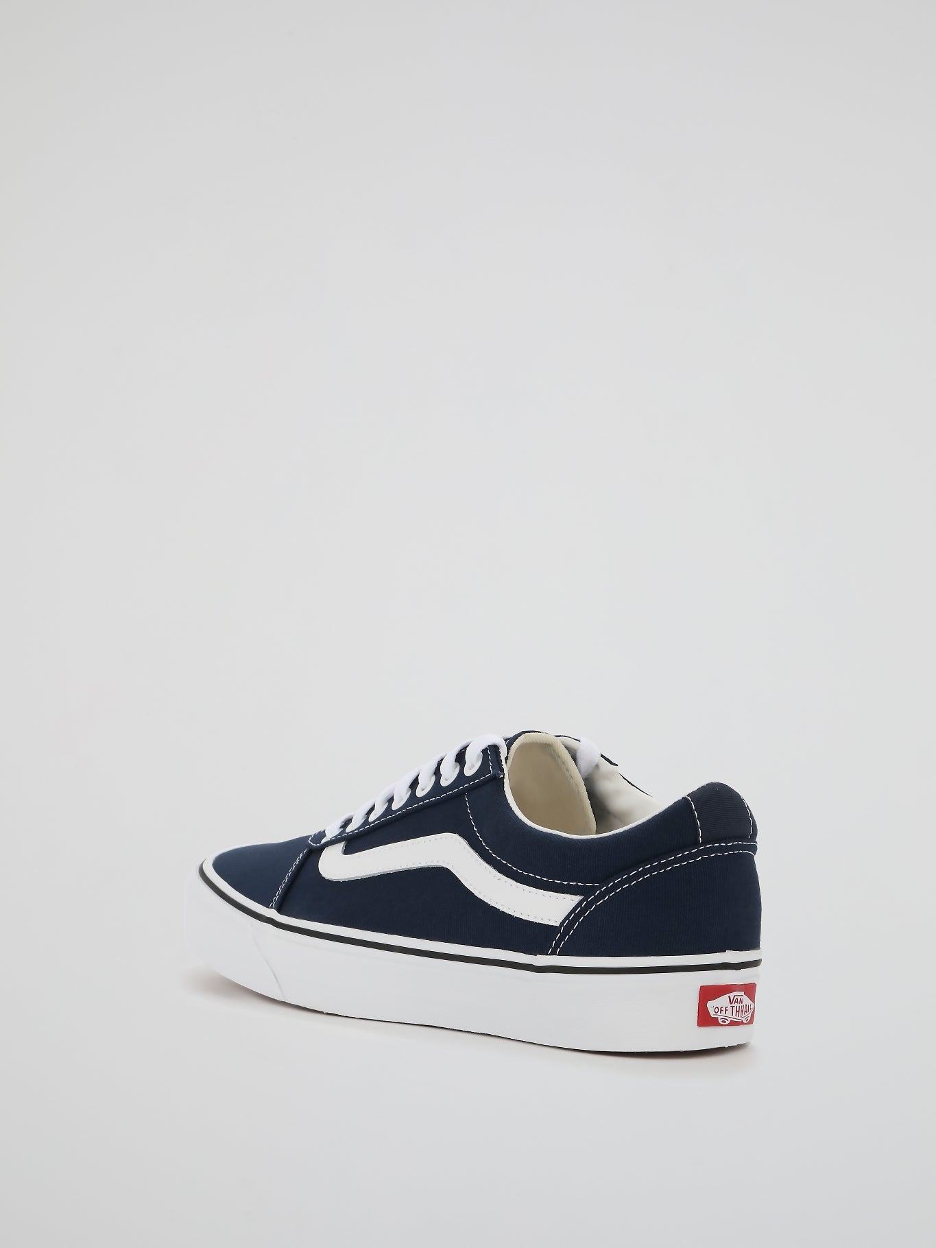 Navy Ward Lace Up Trainers