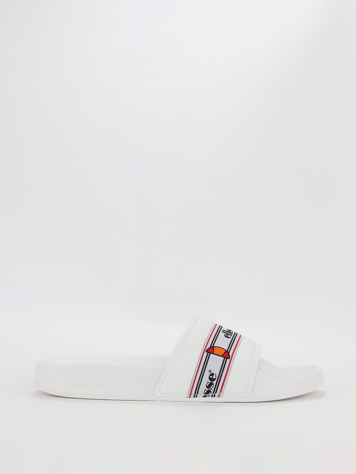 Filippo White Logo Tape Slides – Maison-B-More Global Store