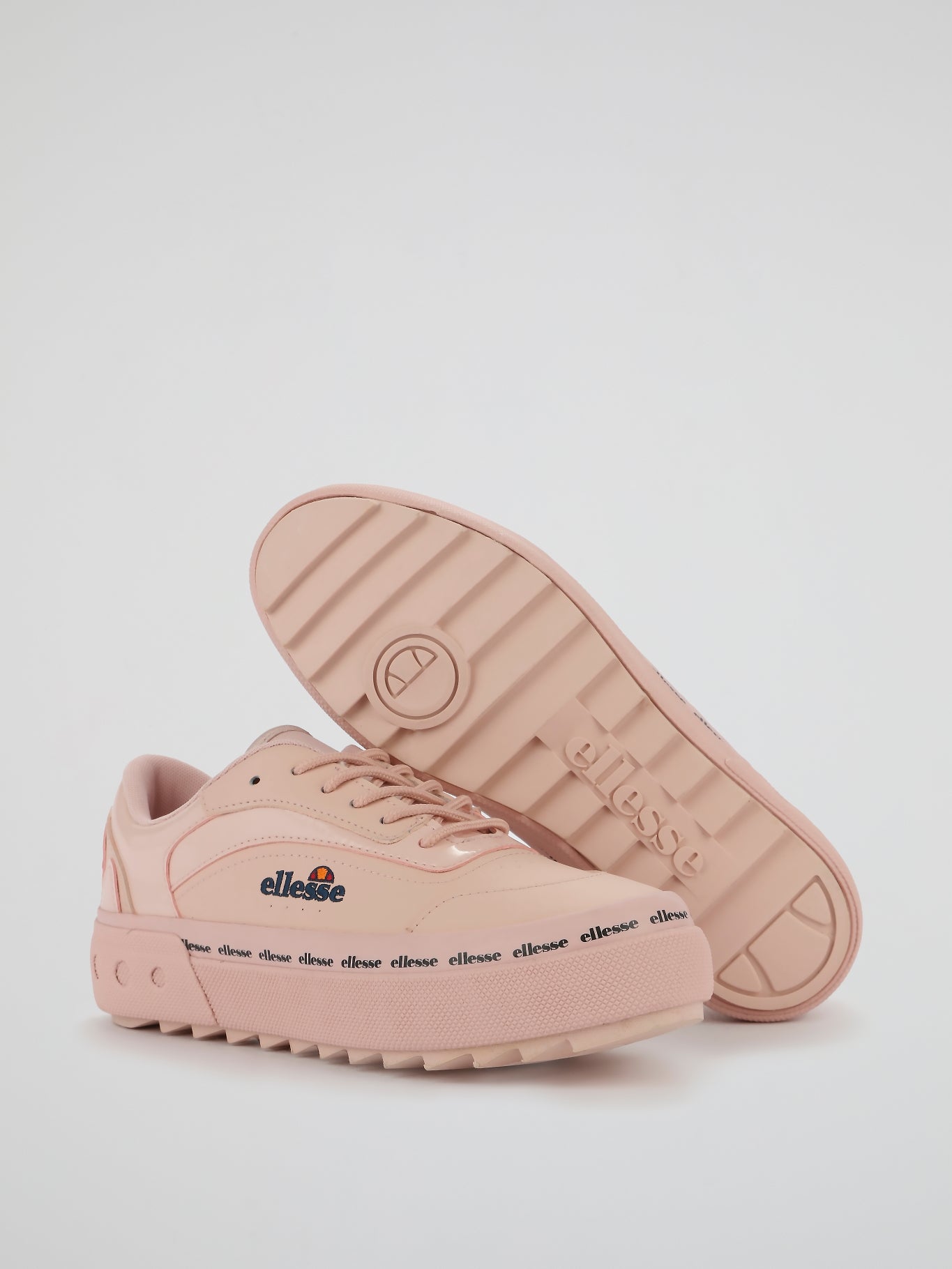 Alzina Pink Leather Trainers – Maison-B-More Global Store