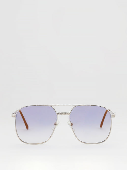 Lavender Gradient Aviator Sunglasses