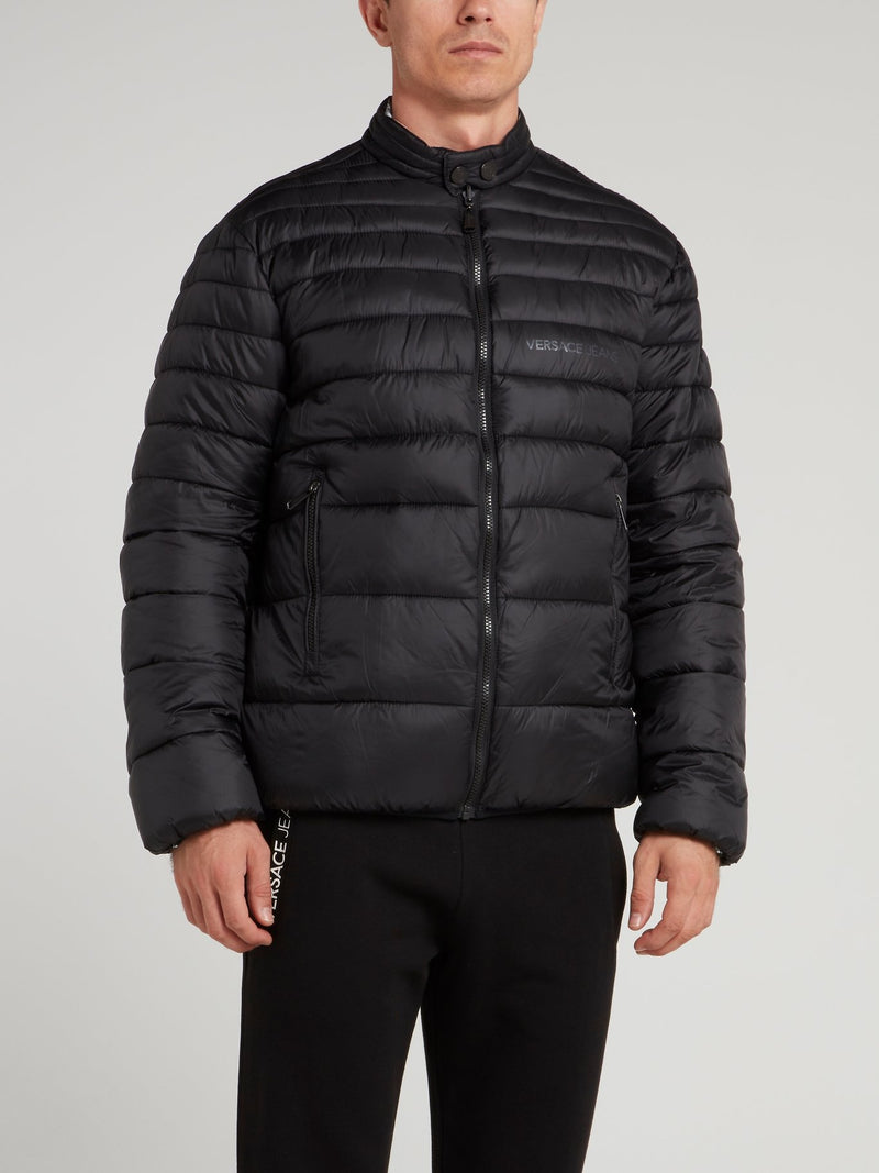 Black Reversible Quilted Jacket